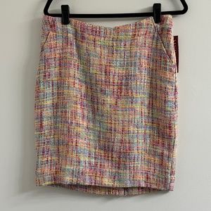 Merona Multi Color Tweed Skirt